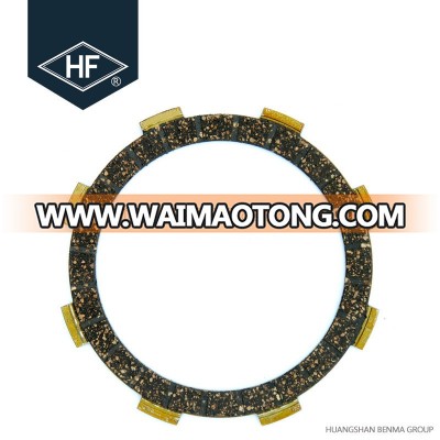 Factory price motorcycle clutch disc friction plate for TVS/Victor