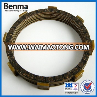 Top quality YBR125 / XTZ125 motorcycle clutch disc