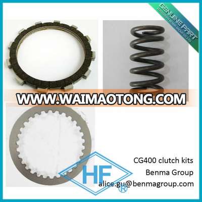 Motorcycle Multi-plate wet FIBER clutch plate CG400-CLUTCH-KITS