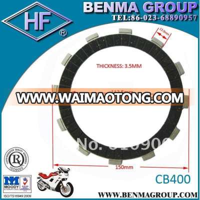 CB400 MOTORCYCLE CLUTCH PLATE ,CB400 CLUTCH KITS ,FACTORY DIRECTLY SELL