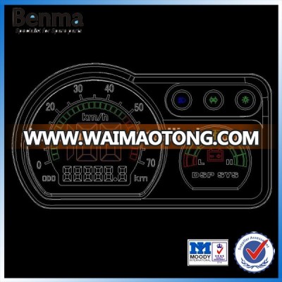 Three wheel bike H2 meter, e-bike speedometer, Motorcycle meter, motorcycle instrument , H2 power meter